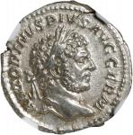 CARACALLA, A.D. 198-217. AR Denarius, Rome Mint, A.D. 213. NGC AU.