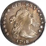 1798 Draped Bust Dime. JR-4. Rarity-3. Large 8. EF Details--Surfaces Smoothed (PCGS).