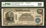 New York, New York. $20 1902 Plain Back. Fr. 661. The Bushwick NB. Charter #12419. PMG Very Fine 20.