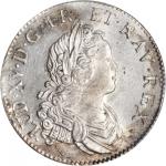 FRANCE. 1/2 Ecu, 1718-W. Lille Mint. Louis XV (1715-74). PCGS AU-58 Secure Holder.