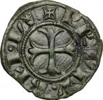 Monete e Medaglie di Zecche Italiane, Montefiascone.  Giovanni XXII (1316-1334). Denaro paparino. CN
