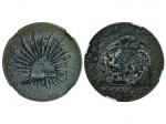 1894年MO AM墨西哥银币8里尔，NGC XF DETAILS，有非常稀少的葫芦形墨戳，张南琛藏品