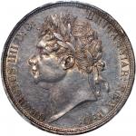 1821年英国克朗银币，PCGS AU Detail有清洗，#42957248