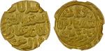 India - Sultanates. DELHI: Muhammad III b. Tughluq, 1325-1351, AV tanka (10.78g), Qutbabad, ND, G-D3