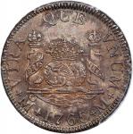 MEXICO. 2 Reales, 1765-Mo M. Mexico City Mint. Charles III. PCGS MS-64.