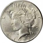 1928 Peace Silver Dollar. MS-65 (PCGS).