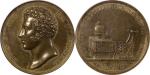 1815年法国路易安托万伯爵北非殖民地政府文化部建立铜制样章。PCGS SP62BN 85814663