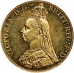 GREAT BRITAIN. 5 Pounds, 1887. London Mint. Victoria. PCGS MS-62.