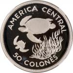 1974年哥斯达黎加保育主题50及100科朗银币一对，“海龟”及“海牛”，均NGC PF 69 Ultra Cameo，罕见高分，#497263-003 及 #497263-004. Costa Ri