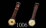 Zenith男装机械小三针腕錶(旧款)、Dom Watch男装机械小三针腕錶，两枚Zenith mens mechanic wrist watch (classic style) & Dom Watc