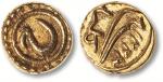 古印度打制金币三枚，重约1.7g，XF，敬请预览