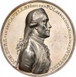 1782 Johan Derk, Baron van der Capellen Medal. Betts, p. 305, Van Loon suppl. 579. Silver shells, 49