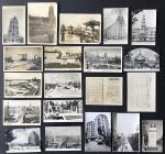 1950年代上海照片一批共18 枚，另加两枚是杭州雷峯塔倒毁前老照片. 整体品相中.