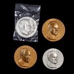 Lot of (4) Richard Nixon Official Inaugural Medals. Mint State.