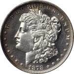 1878 Morgan Silver Dollar. 8 Tailfeathers. Proof-61 (PCGS).