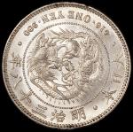 明治二十八年至三十八年、大正三年日本龙银银币一组六枚，品相均佳，近未使用至完全未使用品