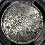 日本 東京オリンピック記念千円銀貨 Tokyo Olympic 1000Yen Silver 昭和39年(1964) PCGS-MS66 “Mint Error” “27㎜ Die Crack “  