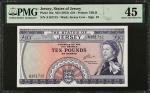JERSEY. Treasury of the States of Jersey. 10 Pounds, ND (1972). P-10a. PMG Choice Extremely Fine 45.