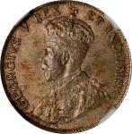 EAST AFRICA. 50 Cents, 1914-H. Birmingham (Heaton) Mint. George V. NGC MS-64.