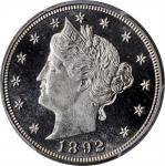 1892 Liberty Head Nickel. Proof-66 Deep Cameo (PCGS). CAC.