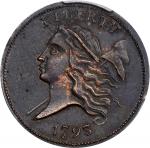 1793 Liberty Cap Half Cent. Head Left. C-1. Rarity-3+. AU Details--Environmental Damage (PCGS).