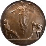 1898 National Conference of Charities and Correction Medal. Bronze. 76 mm. By Victor David Brenner. 