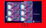 2002年香港特区政府新拾元六连张公益珍藏版，票号最后三位 638，带原封套及收据。全新Hong Kong SAR， The New HK10 Note Charity Collection of u
