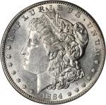 1884-S Morgan Silver Dollar. AU-58 (NGC).