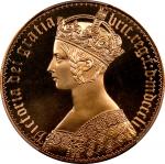 1851年澳大利亚后铸 5 先令铜币。AUSTRALIA. Copper Fantasy 5 Shillings, "1851". Victoria. PCGS PROOF-68 Red.
