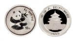 2000年熊猫纪念银币1盎司 NGC MS 68