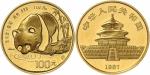 1987年熊猫纪念金币1盎司 完未流通