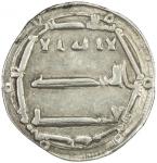 ABBASID: al-Hadi, 785-786, AR dirham (2.92g), al- Abbasiya, AH170, A-217.3, anonymous type, bold str