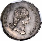 Undated (C. 1860) Coin Dealer William Idlers George Washington Storecard. Silver. 20.5 mm. Musante G
