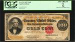 1922年黄金券100美元 PCGS Currency 12 1922 $100  Gold Certificate