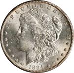 1894-S摩根银币 PCGS MS 61 1892-CC Morgan Silver Dollar