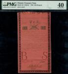 Kingdom of Poland, Bilet Skarbowy, Treasury Note, 100 zlotych, 8 June 1794, serial number 2147, (Pic