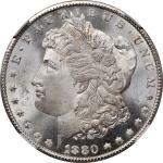 1880-CC摩根银币 NGC MS 66 1880-CC Morgan Silver Dollar