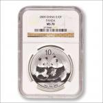 2009年熊猫1盎司银币
