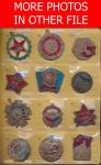 China; 1939-1945, during WWII period, Lot of 64 Chinese badege medals, 64 diffs, with collection boo