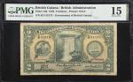 BRITISH GUIANA. The Government of British Guiana. 2 Dollars, 1938. P-13b. PMG Choice Fine 15.