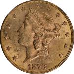 1878-S Liberty Head Double Eagle. MS-61 (NGC).