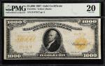 Fr. 1219e. 1907 $1000 Gold Certificate. PMG Very Fine 20.
