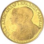 YOUGOSLAVIEAlexandre Ier (1921-1934). 4 ducats, aspect Flan bruni (PROOFLIKE) 1932, Belgrade.