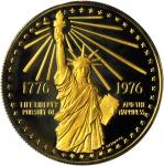 1976 National Bicentennial Medal. Second Size. Gold. 40.4 grams. Swoger-52IC. Cameo Proof.