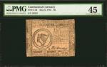 CC-38. Continental Currency. May 9, 1776. $8. PMG Choice Extremely Fine 45.