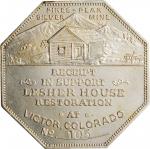 1900 (1985) Lesher House Restoration Souvenir. Silver. No. 105. Mint State.