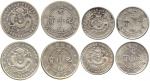 Szechuan Province 四川省: Silver 10-Cents (2 varieties), 5-Cents (2), ND (1898) (Kann 148, 148c, 149g (