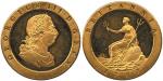 GREAT BRITAIN, British Coins, England, George III: Pattern Halfpenny, 1797, struck in gilt-copper, b