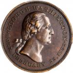 1794 (ca. 1860) Merriams Washington, First Obverse / Edward Everett Mule. Bronze. 32 mm. Musante GW-