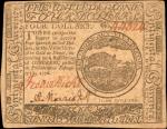 CC-26. Continental Currency. February 17, 1776. $4. Extremely Fine.
